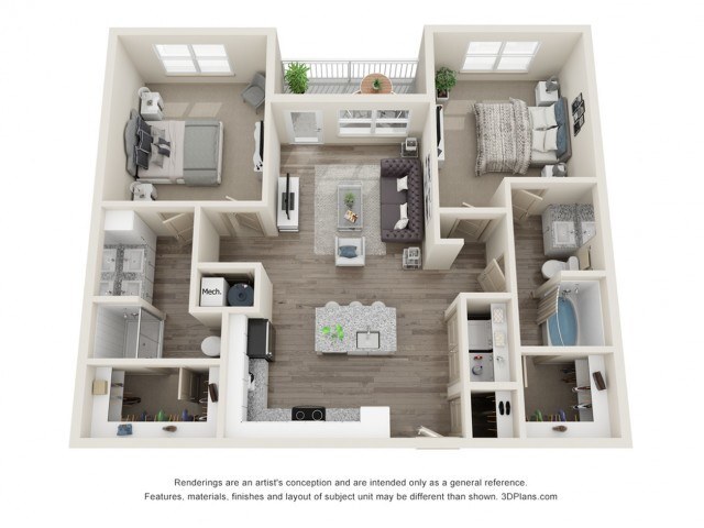 Floorplan - The Mezz at Fiddlers Green