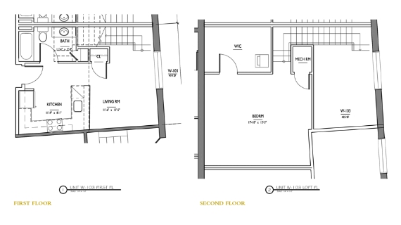 Loft One Bedroom A - Oxford Mills