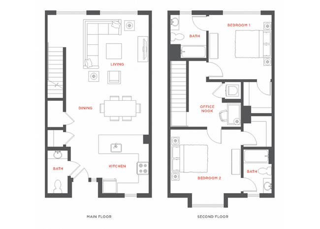 Floorplan - Field House at Bay Meadows
