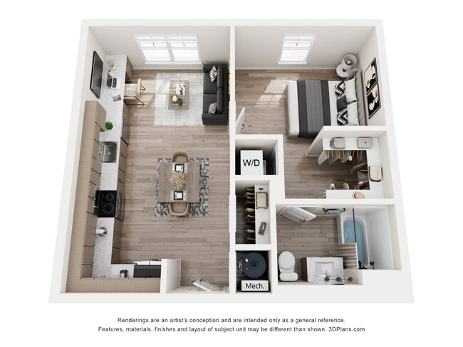 Floorplan - 608 E Chalmers (New Development)