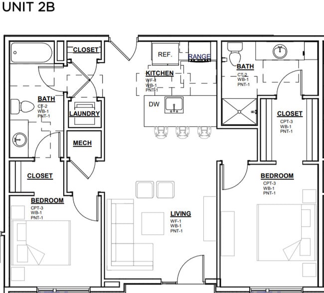 Floorplan - Dalmore Apartments