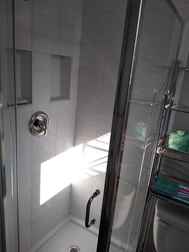 Tiled shower - 56 Wright Ave