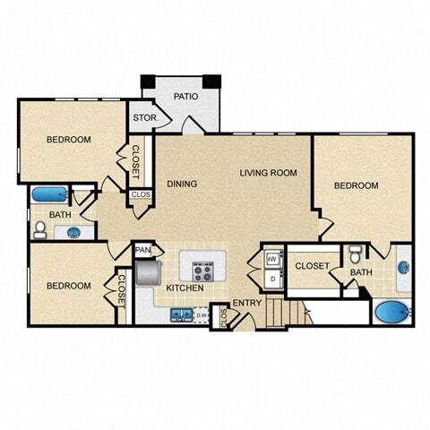 Floorplan - Ovation at Lewisville Apartment Homes