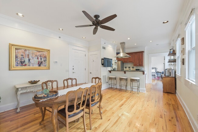Front door leads into an open floor plan - 259 14th St NE