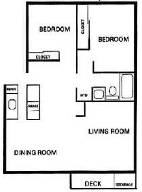 2BR/1BA - Auburn Square