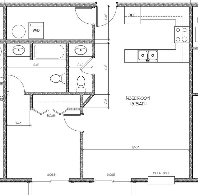 Floorplan - The Overlook Apartments