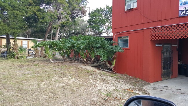 Front Drive looking at MIL House - 13972 W Ozello Trl