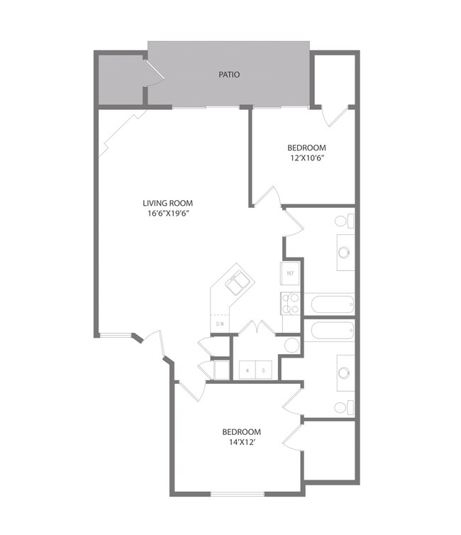 Floorplan - Crowwood Point Apartments