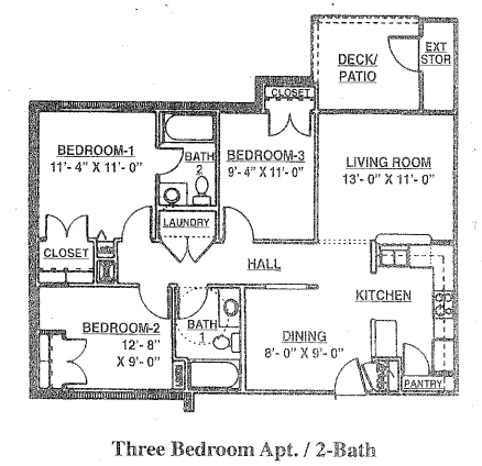 Floorplan - Chandler Ridge Apartments