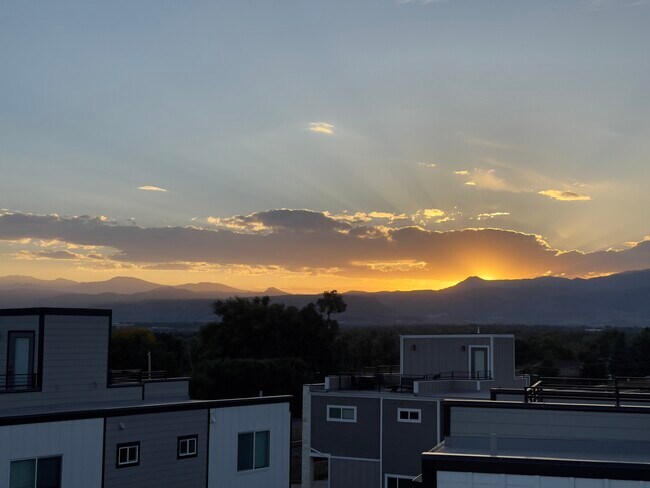 Rooftop view facing west - 8500 W 62nd Ave
