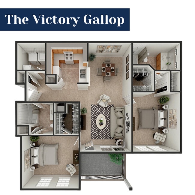 Floorplan - Beaumont Farms Apartments
