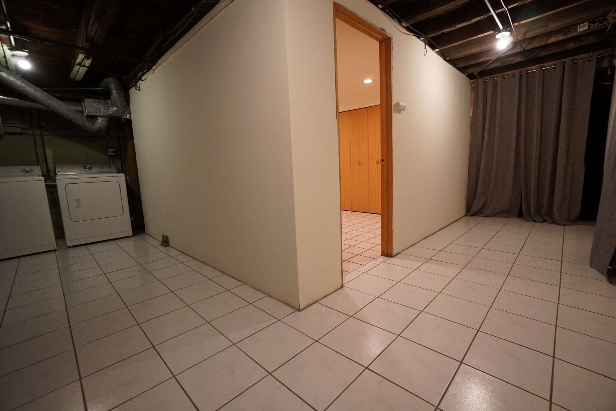finished basement room entry - 224 E Benton Ave
