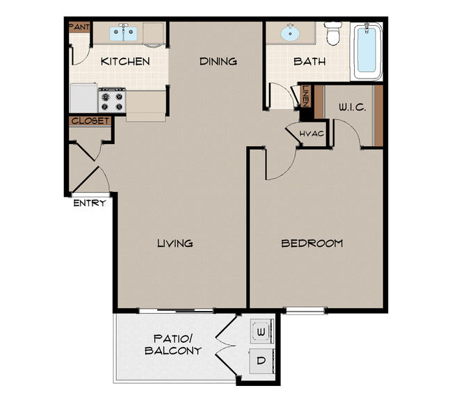 Floorplan - Summit at 7700