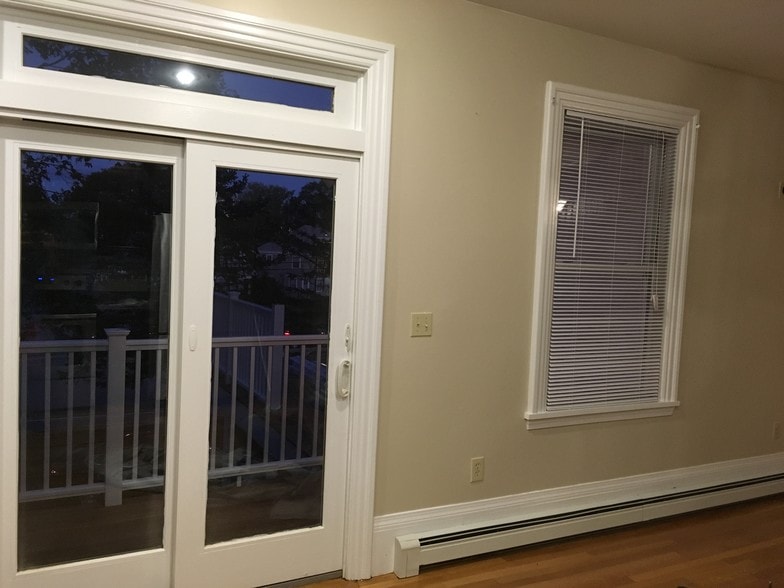 Slider to deck from Kitchen - 206 Adams St