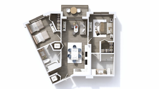 Floorplan - Bay Pointe Apartments