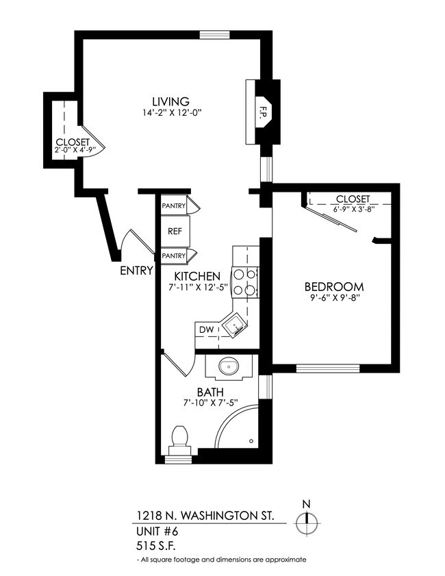 Floorplan - 1218 Washington