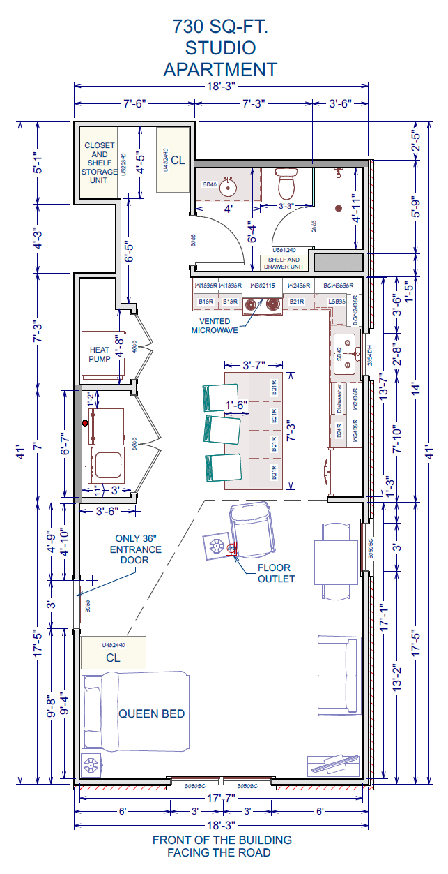 Studio apartment - 2612 Tucker Station Rd