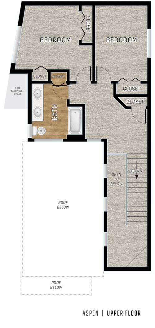 Aspen Floorplan - third floor - Alpengrove