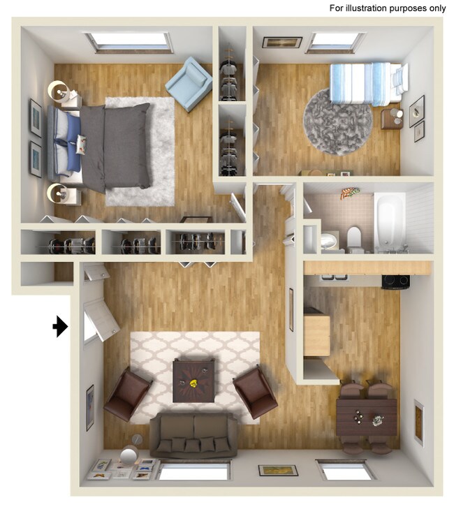 The Parklane Apartment - 2BR-A - 4714 Greenspring Ave