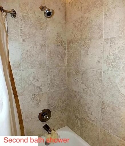 Second Bath shower with custom tile - 11809 Rockaway Ln