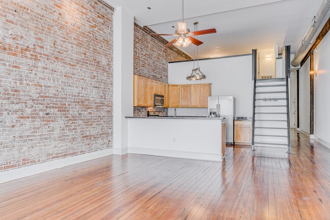 Original brick walls - 310 S Main St