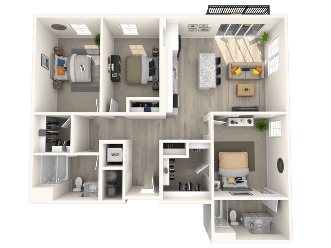 Floorplan - Melody on Main