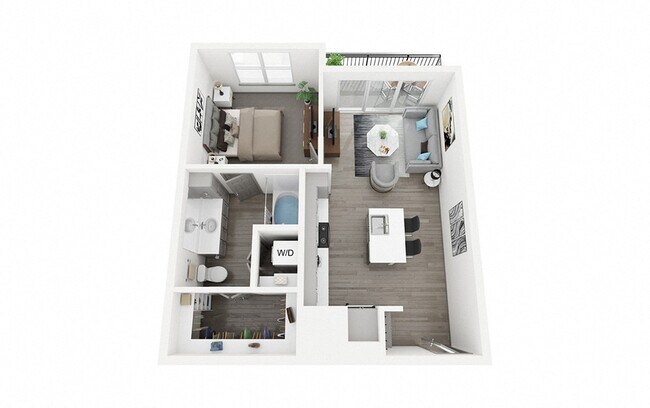 Floorplan - The Haywood Apartments