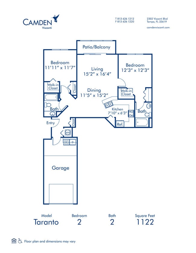 Floorplan - Camden Visconti