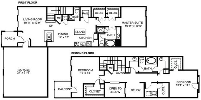 Floorplan - Estancia Townhomes