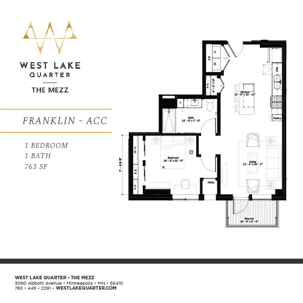 Floorplan - The Mezz at West Lake Quarter