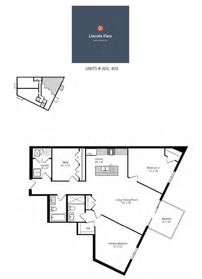 Floorplan - Lincoln Flats