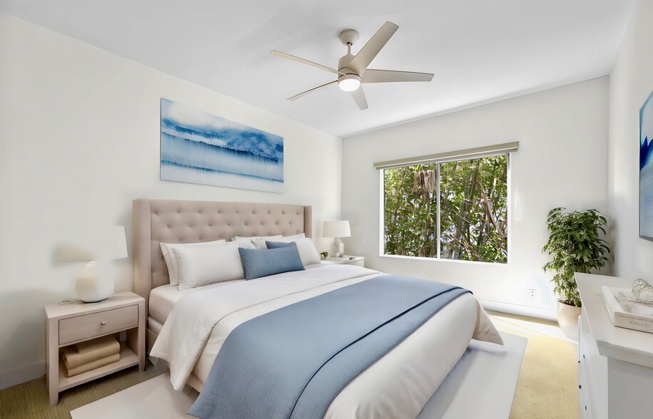 A serene bedroom scene, king-size beds welcome.. - 2221 Ocean Ave