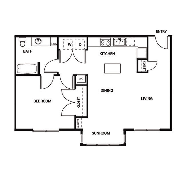 Floorplan - The Retreat at Westlock - Senior Community