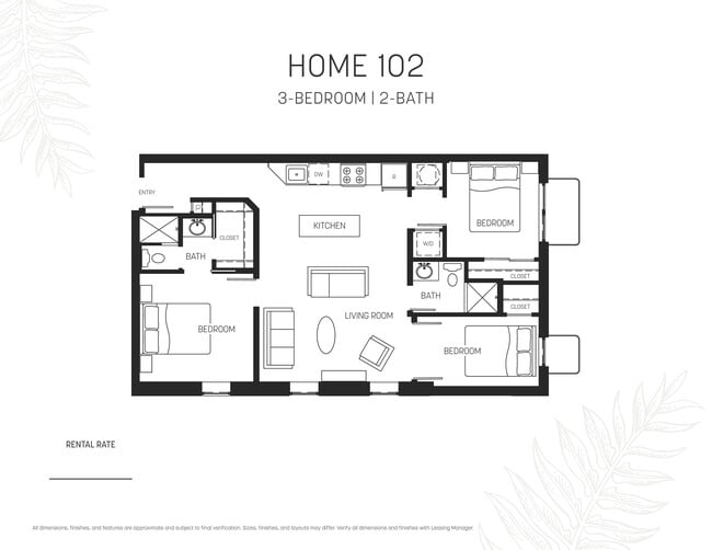 2 Bedroom - 1109 Fern St NW