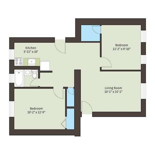 Floorplan - 4721 S. Ellis Avenue