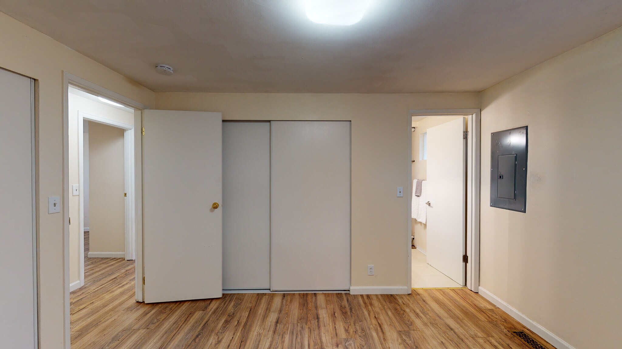 Master bedroom and half bath - 12405 NE 109th Pl
