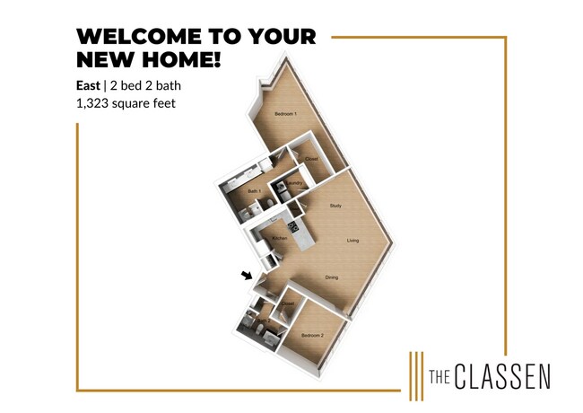 East Floor Plan - The Classen