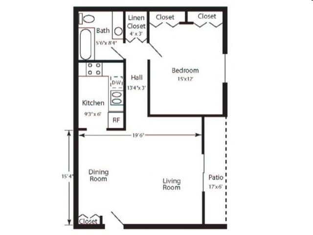 1BR/1BA - Baric Village at Fairplain