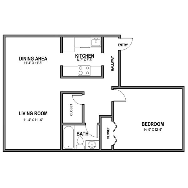 Floorplan - Walnut on the Park