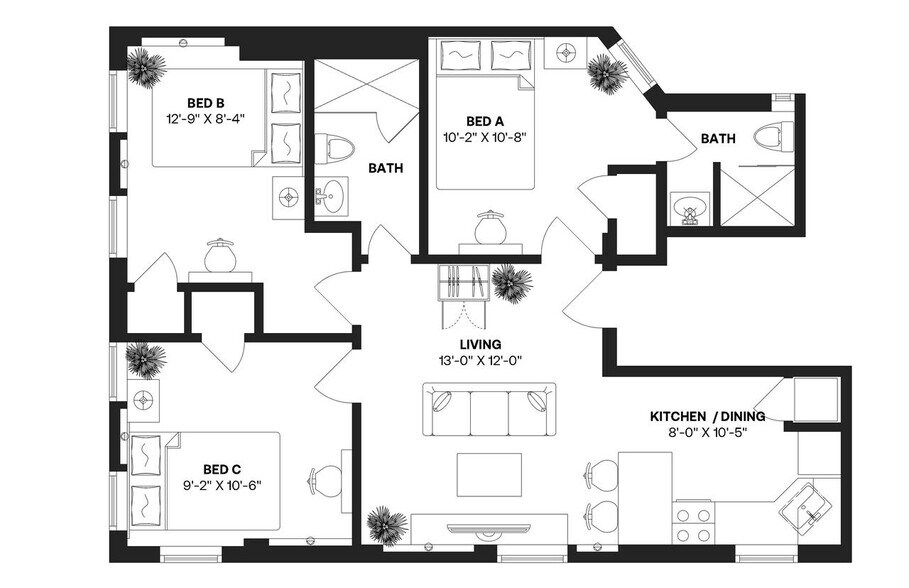 Building Photo - Room in Shared 3 bed/2 bath home