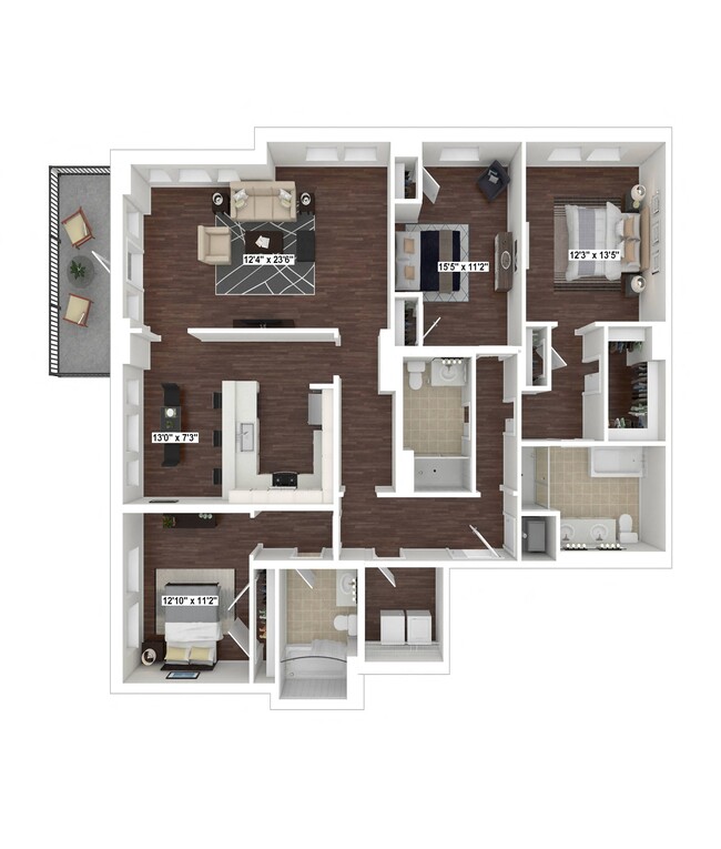 Floorplan - The Woodley