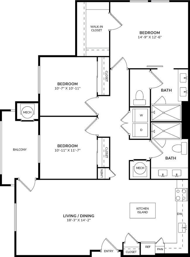 Floorplan - Blu Harbor by Windsor