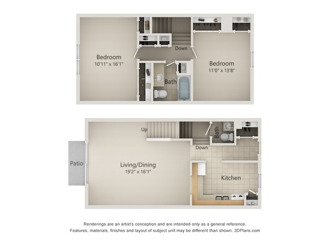 Two bedroom townhouse - Northbury Colony