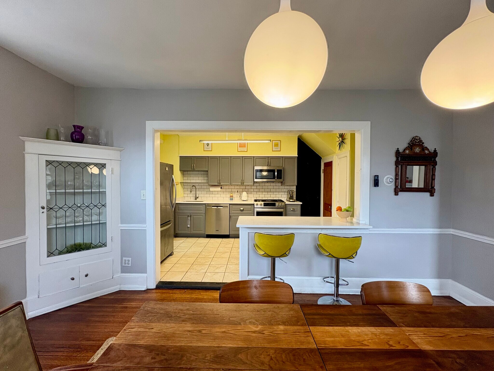 Dining Room & Kitchen View - 3532 Park Pl NW