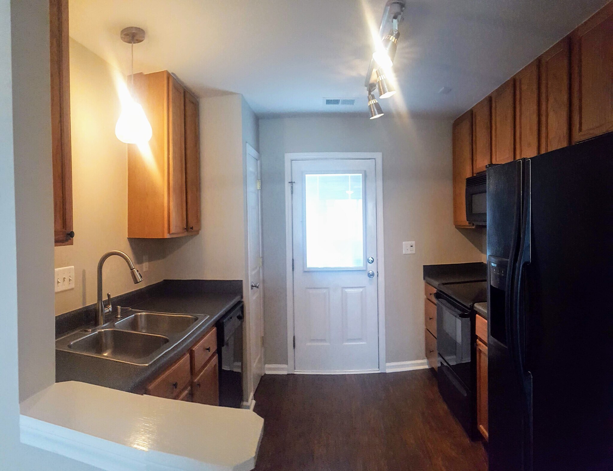 Back door leads out to additional parking. - 3377 Weston Street