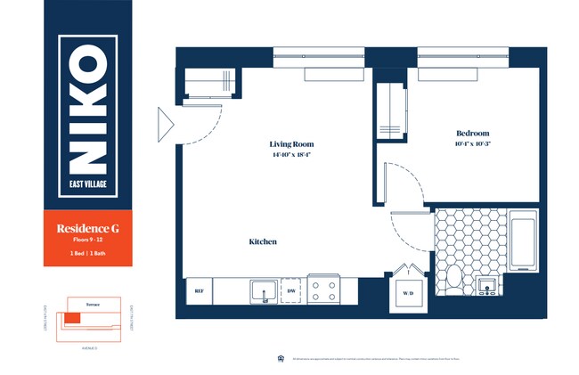 Floorplan - Niko East Village