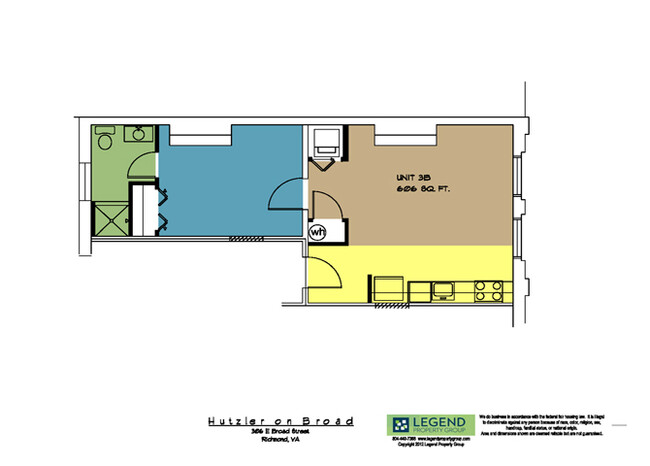 Floorplan - Hutzler on Broad