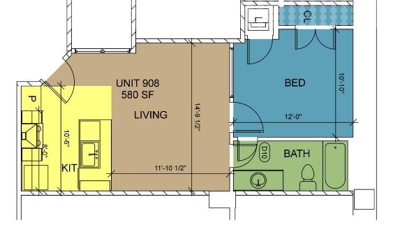 Floorplan - 8th and Main