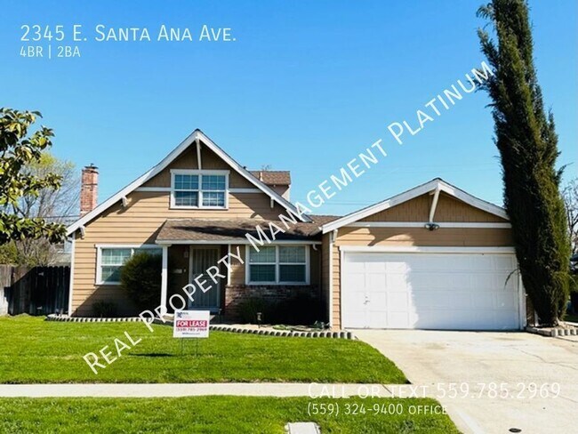 Primary Photo - $2,600 Fresno & Shaw, 4 Bedroom + Private ...