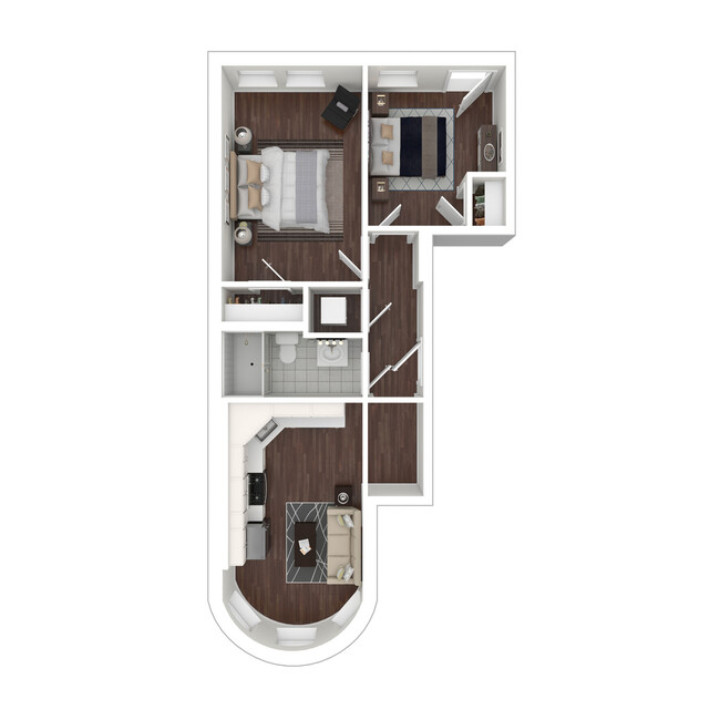 Floorplan - Clearway Apartments